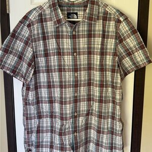 The North Face Men's Multicolor Plaid Button Down Shirt